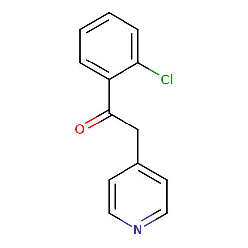 O=C(c1ccccc1Cl)Cc1ccncc1