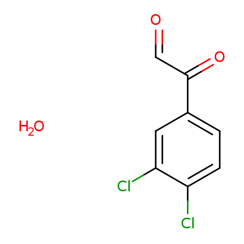 O=CC(=O)c1ccc(c(c1)Cl)Cl.O