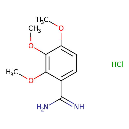COc1ccc(c(c1OC)OC)C(=N)N.Cl