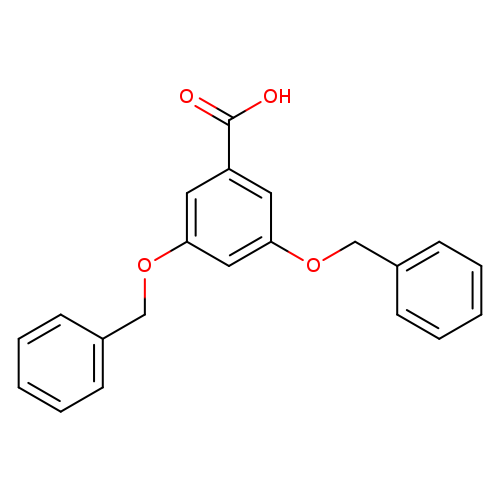 OC(=O)c1cc(OCc2ccccc2)cc(c1)OCc1ccccc1