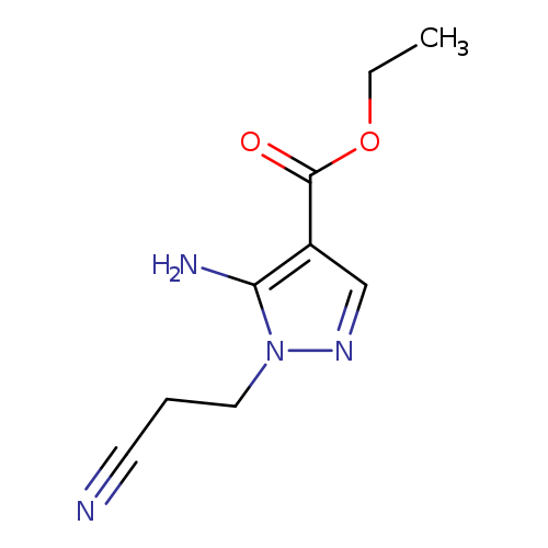 CCOC(=O)c1cnn(c1N)CCC#N