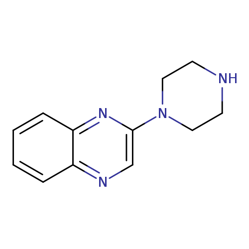 N1CCN(CC1)c1cnc2c(n1)cccc2