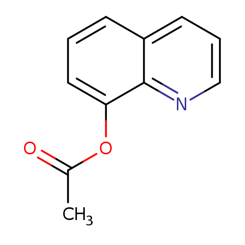 CC(=O)Oc1cccc2c1nccc2
