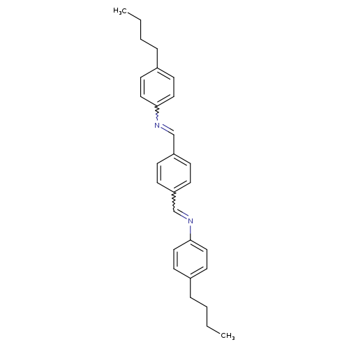 CCCCc1ccc(cc1)N=Cc1ccc(cc1)C=Nc1ccc(cc1)CCCC
