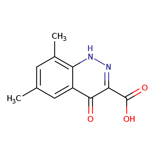 Cc1cc(C)c2c(c1)c(=O)c(n[nH]2)C(=O)O