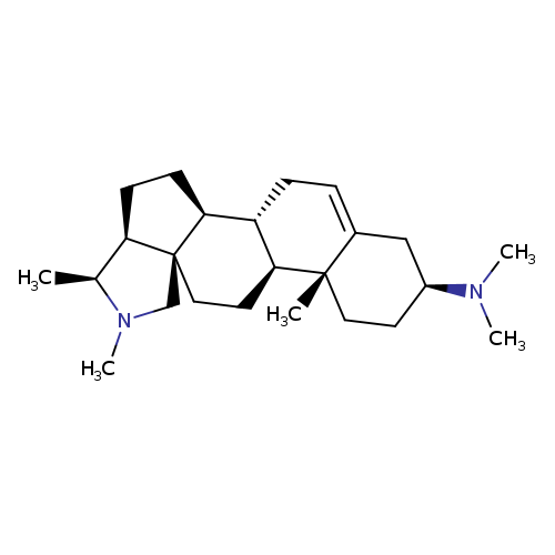 CN([C@H]1CC[C@]2(C(=CC[C@@H]3[C@@H]2CC[C@]24[C@H]3CC[C@@H]4[C@@H](N(C2)C)C)C1)C)C