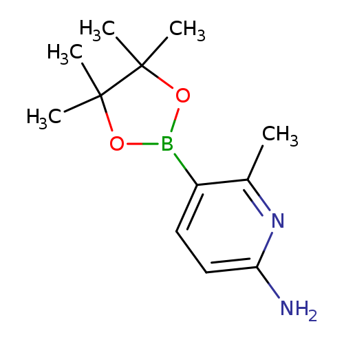 CC1(C)OB(OC1(C)C)c1ccc(nc1C)N
