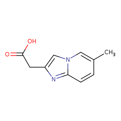 OC(=O)Cc1cn2c(n1)ccc(c2)C