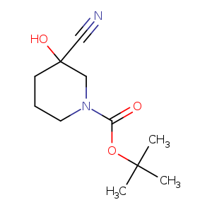 N#CC1(O)CCCN(C1)C(=O)OC(C)(C)C