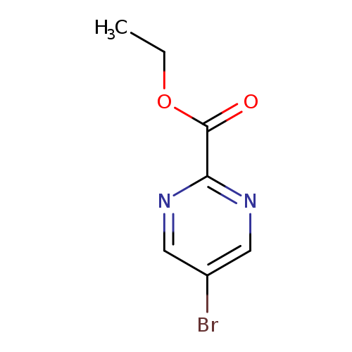 CCOC(=O)c1ncc(cn1)Br