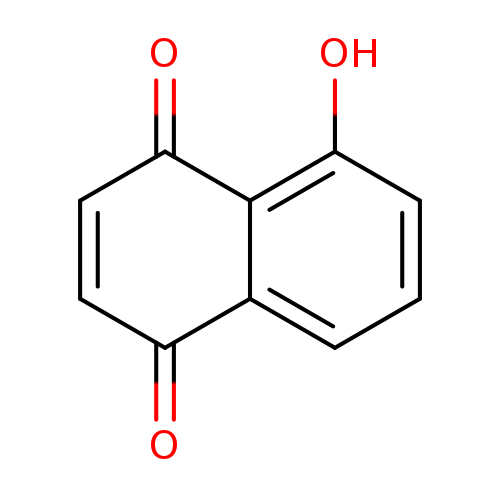 O=C1C=CC(=O)c2c1c(O)ccc2