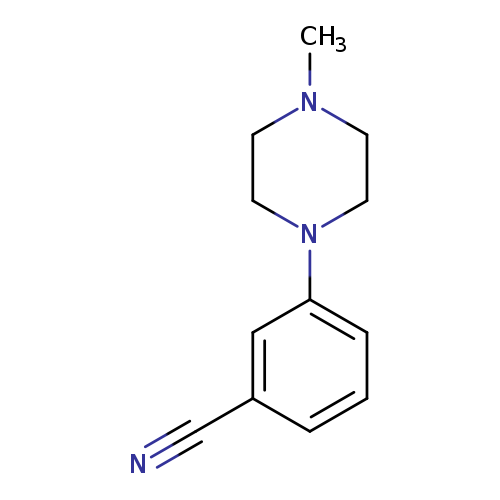 N#Cc1cccc(c1)N1CCN(CC1)C