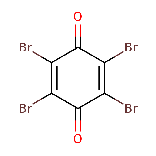 BrC1=C(Br)C(=O)C(=C(C1=O)Br)Br