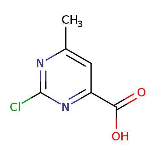 Cc1nc(Cl)nc(c1)C(=O)O