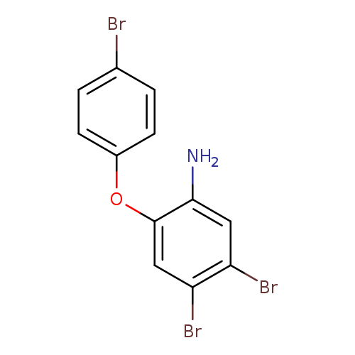 Brc1ccc(cc1)Oc1cc(Br)c(cc1N)Br