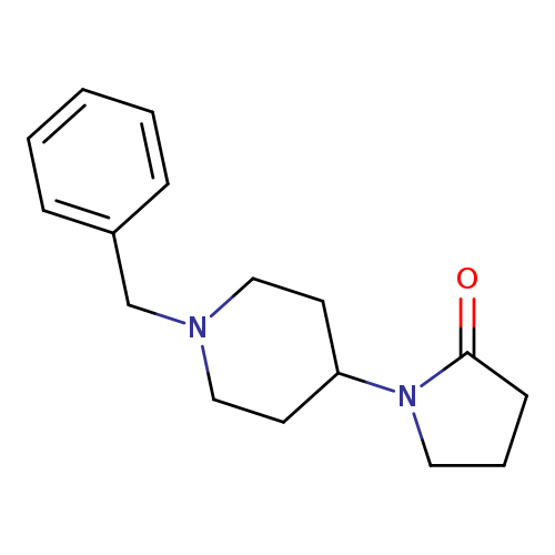 O=C1CCCN1C1CCN(CC1)Cc1ccccc1
