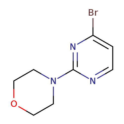 Brc1ccnc(n1)N1CCOCC1