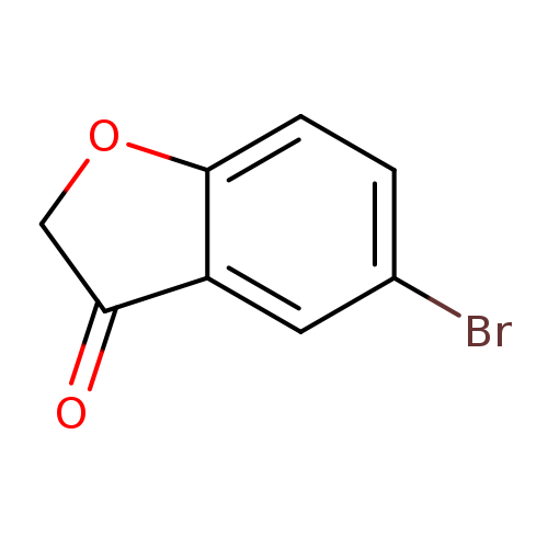 Brc1ccc2c(c1)C(=O)CO2