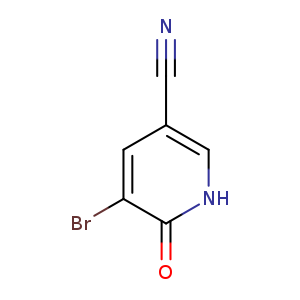 N#Cc1c[nH]c(=O)c(c1)Br