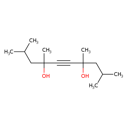 CC(CC(C#CC(CC(C)C)(O)C)(O)C)C