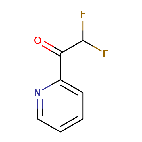FC(C(=O)c1ccccn1)F