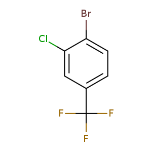 Brc1ccc(cc1Cl)C(F)(F)F
