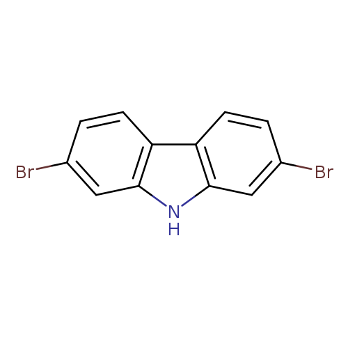 Brc1ccc2c(c1)[nH]c1c2ccc(c1)Br