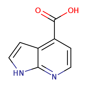 OC(=O)c1ccnc2c1cc[nH]2