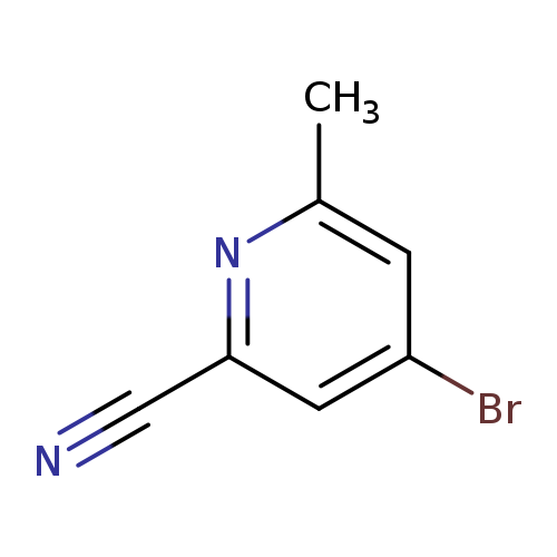 N#Cc1cc(Br)cc(n1)C