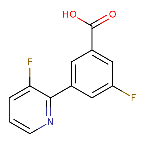 Fc1cc(cc(c1)c1ncccc1F)C(=O)O