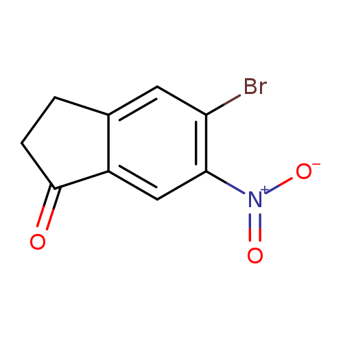 [O-][N+](=O)c1cc2C(=O)CCc2cc1Br