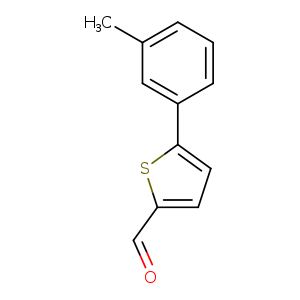 O=Cc1ccc(s1)c1cccc(c1)C