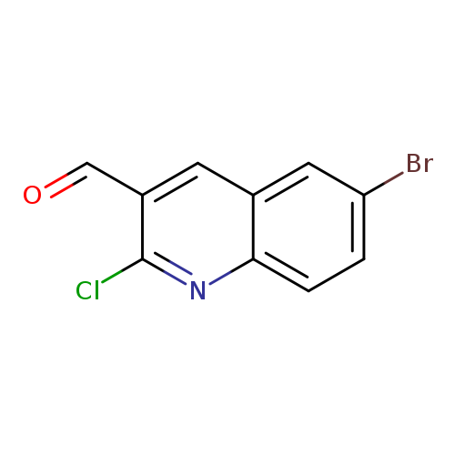 O=Cc1cc2cc(Br)ccc2nc1Cl