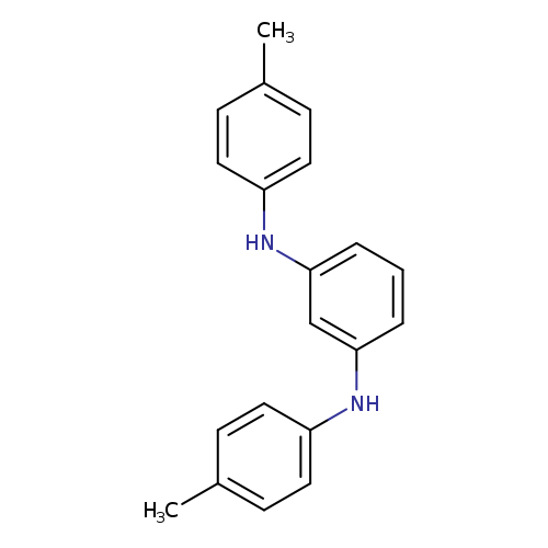 Cc1ccc(cc1)Nc1cccc(c1)Nc1ccc(cc1)C