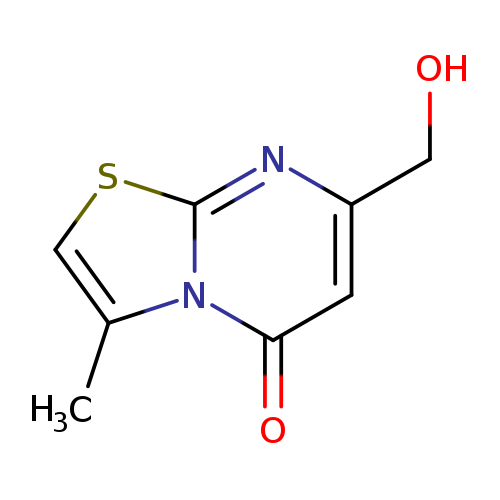 OCc1cc(=O)n2c(n1)scc2C