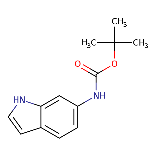 O=C(OC(C)(C)C)Nc1ccc2c(c1)[nH]cc2