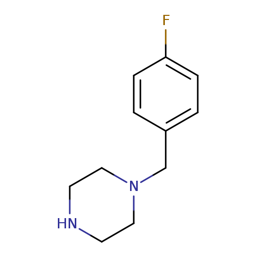 Fc1ccc(cc1)CN1CCNCC1