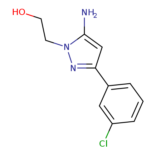OCCn1nc(cc1N)c1cccc(c1)Cl