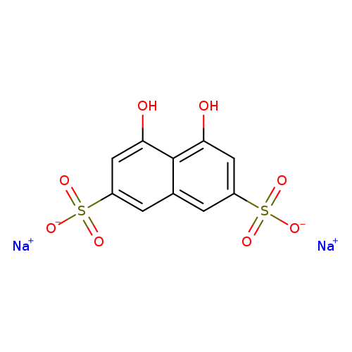 Oc1cc(cc2c1c(O)cc(c2)S(=O)(=O)[O-])S(=O)(=O)[O-].[Na+].[Na+]