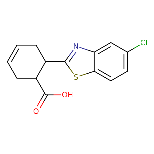OC(=O)C1CC=CCC1c1nc2c(s1)ccc(c2)Cl