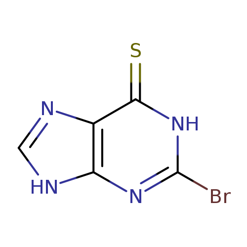 Brc1[nH]c(=S)c2c(n1)[nH]cn2