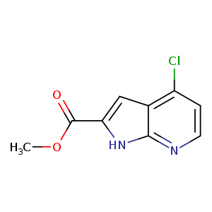 COC(=O)c1cc2c([nH]1)nccc2Cl