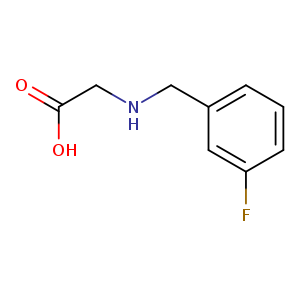 OC(=O)CNCc1cccc(c1)F