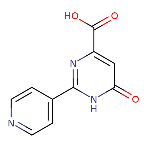 OC(=O)c1cc(=O)[nH]c(n1)c1ccncc1