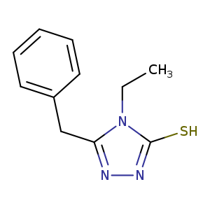 CCn1c(nnc1S)Cc1ccccc1