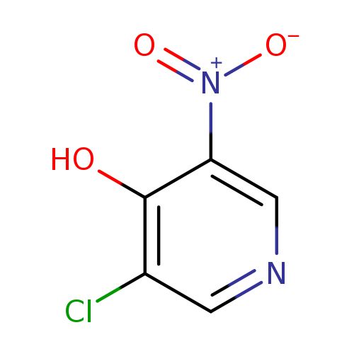 [O-][N+](=O)c1cncc(c1O)Cl