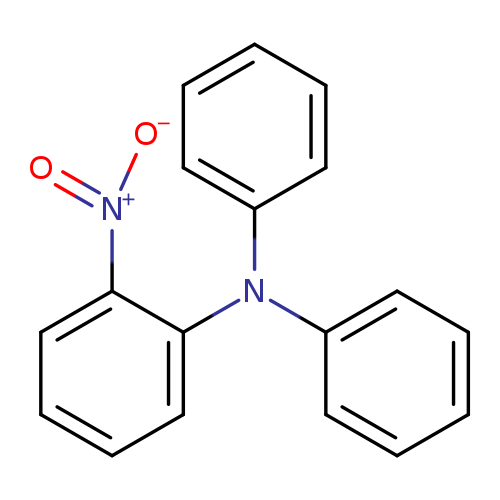 [O-][N+](=O)c1ccccc1N(c1ccccc1)c1ccccc1