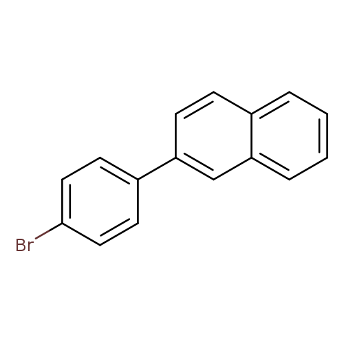 Brc1ccc(cc1)c1ccc2c(c1)cccc2