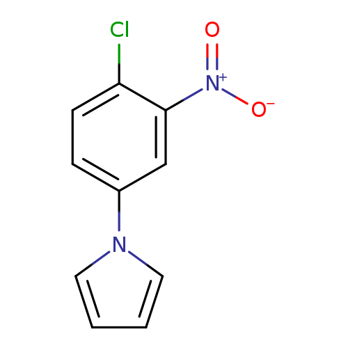 [O-][N+](=O)c1cc(ccc1Cl)n1cccc1