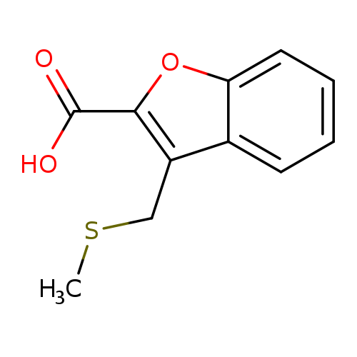 CSCc1c(oc2c1cccc2)C(=O)O